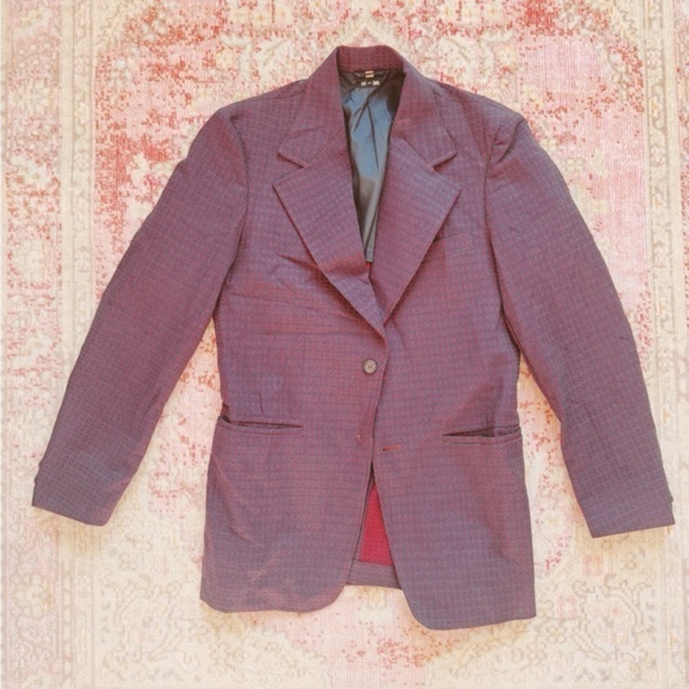 Lord & Lord, Men's Vintage Purple Blazer